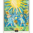 Tarotkarte "Die Sonne" im Schicksals-Tarot © Verlag Franz Tarotkarte "Die Sonne" im Schicksals-Tarot © Verlag Franz